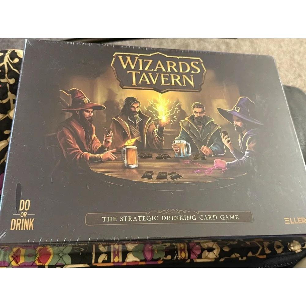 Wizards Tavern Strategic Drinking Card Game-NEW & SEALED-Fast Shipping